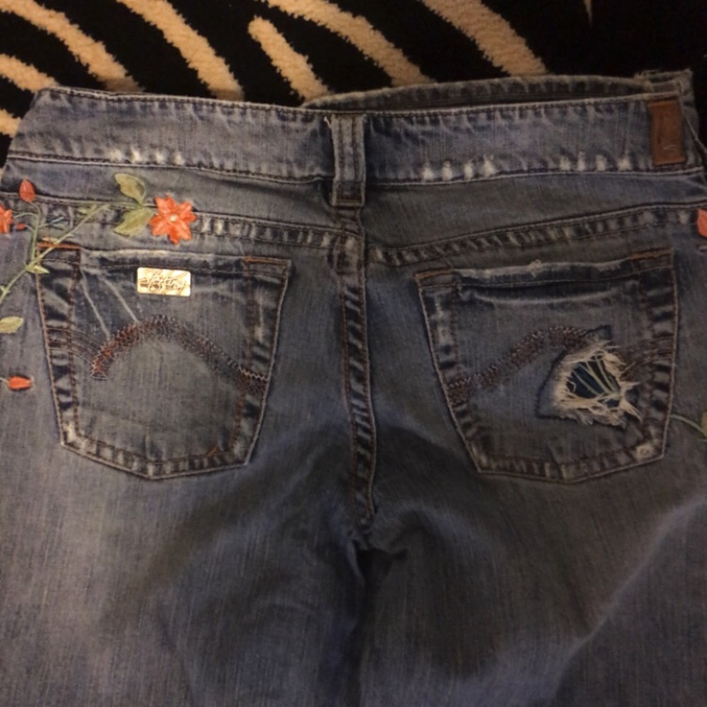 Silver jeans